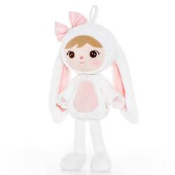 Lalka Metoo Puchata Królisia z Kokardką - Biała
