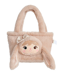 Torebka Metoo Tote Bag Puchata Beżowa Królisia