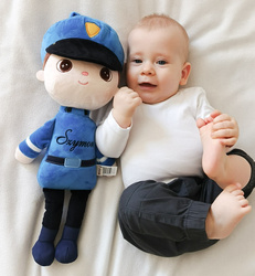 Lalka Metoo personalizowana Policjant 50cm